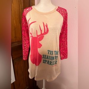 Christmas/Holiday Top L